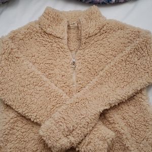 1/4 Zip-up Sherpa Jacket